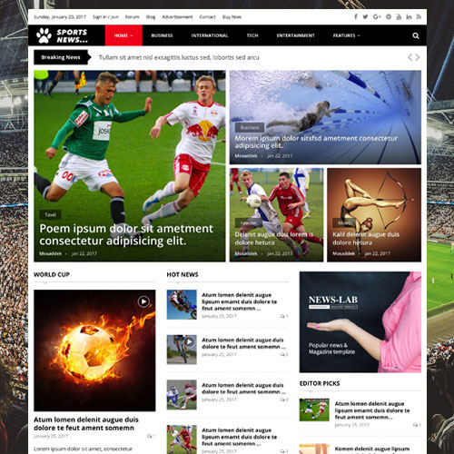 NewsLab - Newspaper & Magazine Template